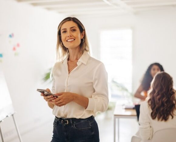 Handy am Arbeitsplatz