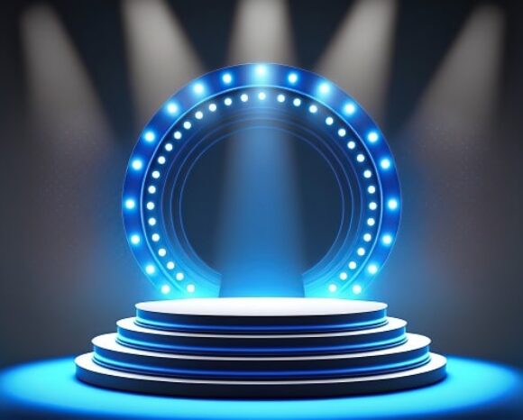 Best of, beleuchtetes Podest