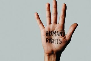 Auf Hand steht Human Rights