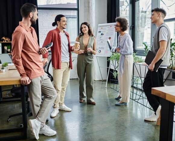 Gute Atmosphäre im Büro