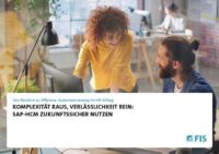 Von Routine zu Effizienz: Automatisierung im HR-Alltag Komplexität raus, Verlässlichkeit rein: SAP-HCM zukunftssicher nutzen (FIS-Logo unten rechts) Der Titel und das Bild transportieren zusammen die Kernbotschaft des Whitepapers: Weg von manuellen, fehleranfälligen HR-Prozessen – hin zu automatisierter, zuverlässiger Effizienz mit SAP HCM.