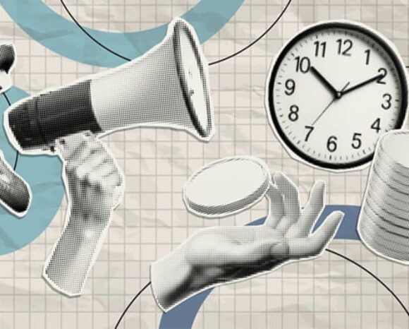 Collage zum Thema Arbeitszeitflexibilisierung