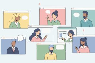 Digitale Zusammenarbeit in Webkonferenz