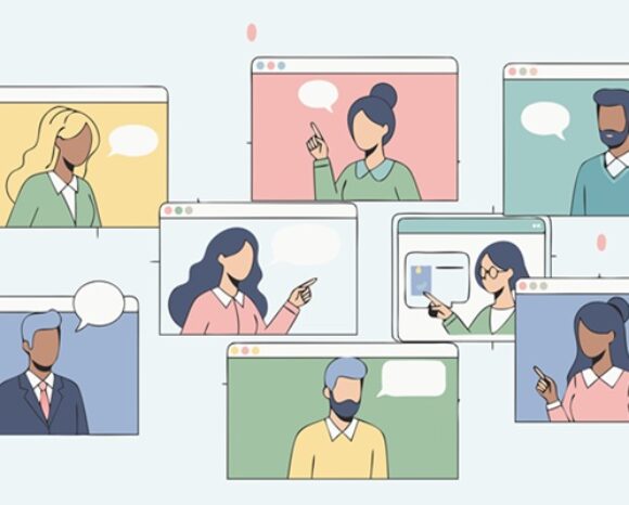 Digitale Zusammenarbeit in Webkonferenz